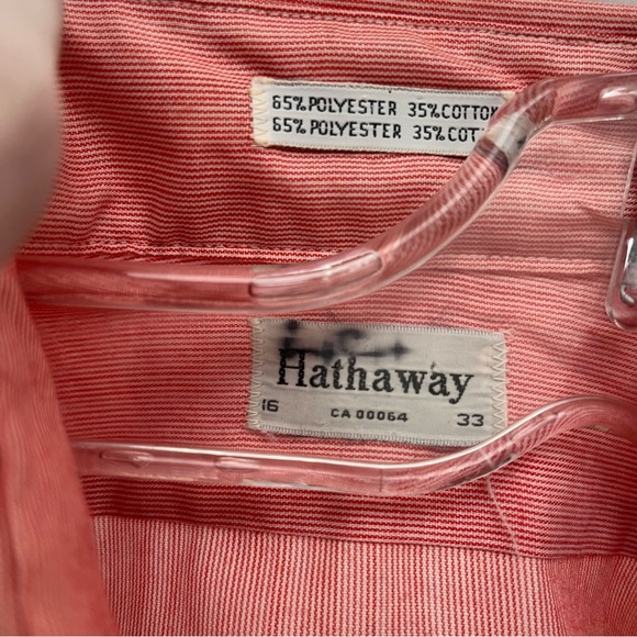 Vintage 1960s - red and white stripes - Hathaway - lightweight - size 16 - disco - Picture 5 of 5